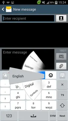 GO Keyboard Flat Theme android App screenshot 1