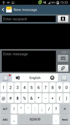 GO Keyboard Flat Theme android App screenshot 2